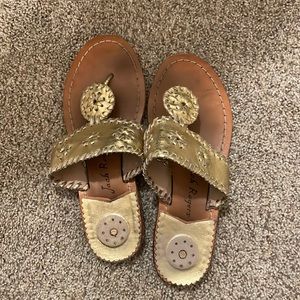 Size 4 Girls Gold Jack Rodgers